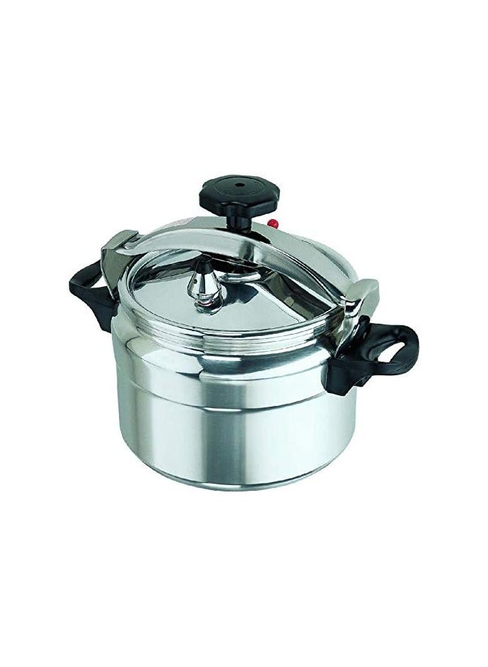 28cm Pressure Cooker With Lid 12L silver - Image 1