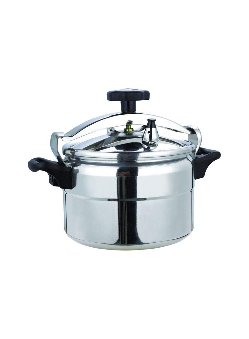 28cm Pressure Cooker With Lid 12L silver - Image 2