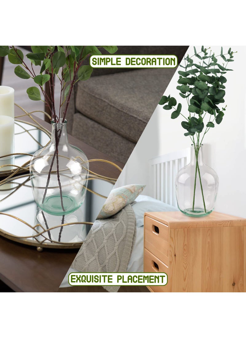 Bfttlity Bfttlity Clear Glass Vase Tall Farmhouse Vase for Branches Glass Vases for Centerpieces in Home Decoration (M)  - Image 5