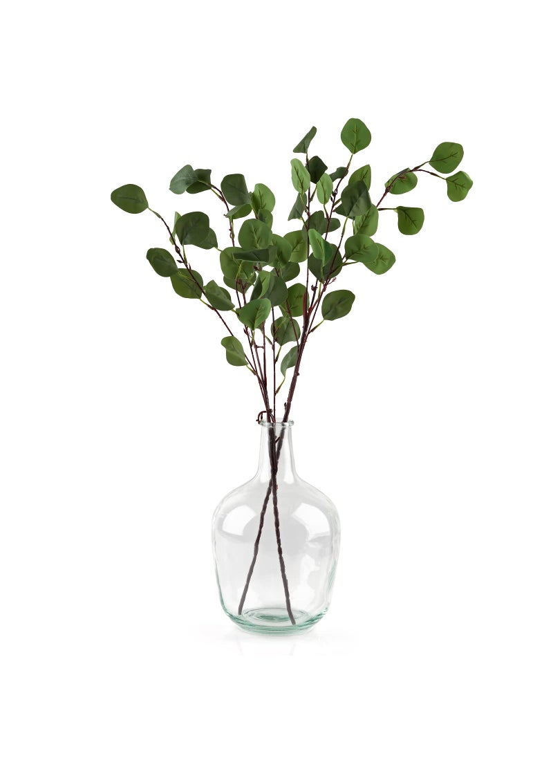 Bfttlity Bfttlity Clear Glass Vase Tall Farmhouse Vase for Branches Glass Vases for Centerpieces in Home Decoration (M)  - Image 1