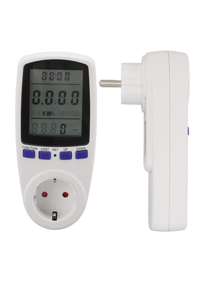 Thoraya Watt Meter LCD Screen Alarm Function Overload Protection ABS Material Electricity Usage Monitor for Home  - Image 2