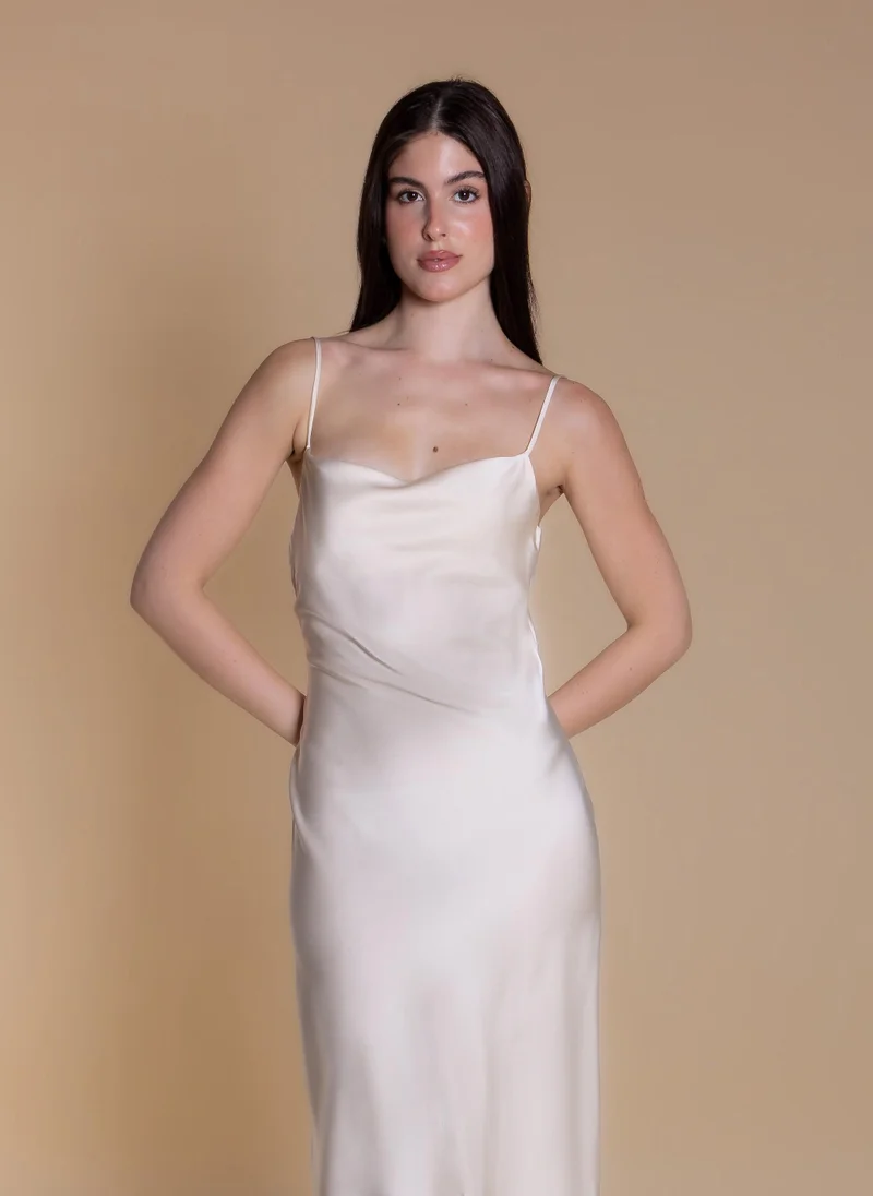 شايبس SATIN MIDI DRESS