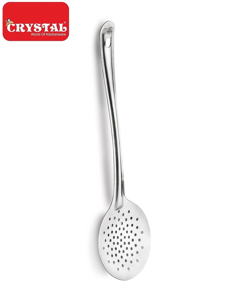 Crystal Stainless Steel Skimmer Large Silver 10L x 10W x 10H Millimeters - Image 2