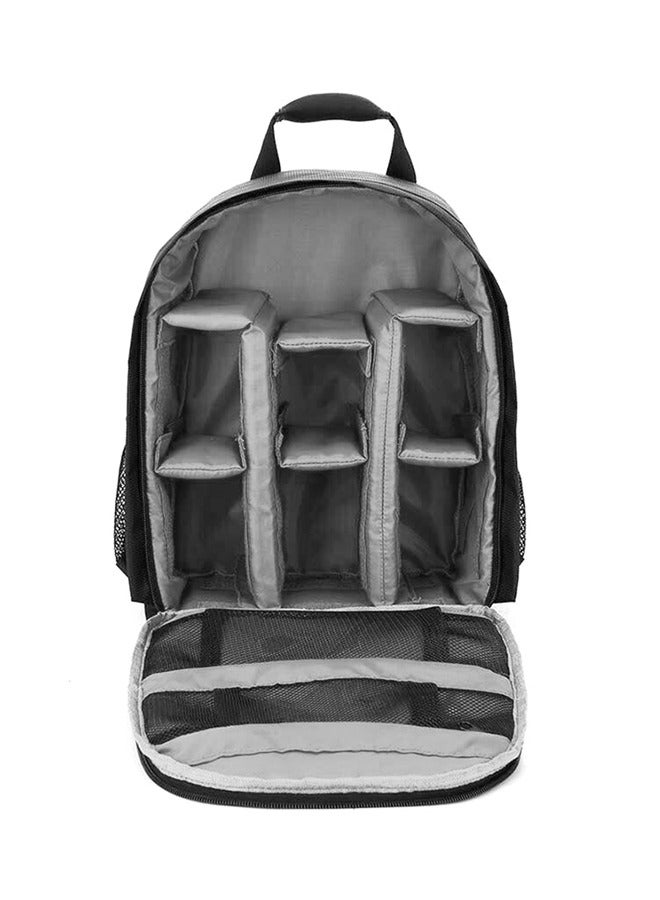 ANDOER Camera Backpack for DSLR/SLR/Mirrorless – Water-Resistant Photography Bag Compact Case for Canon/Nikon/Sony Travel & Outdoor  Black/Grey - Image 4