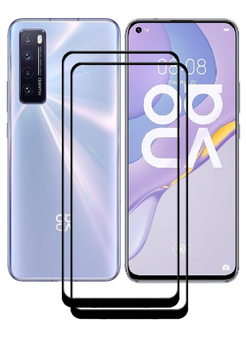 ACLIX 2 Pieces Antistatic ESD Dustproof Premium Quality High Definition Tempered Glass Screen Protector Designed For Huawei nova 7 5G - Image 1
