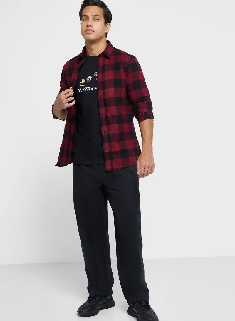 Only & Sons Slim Fit Checked Shirt