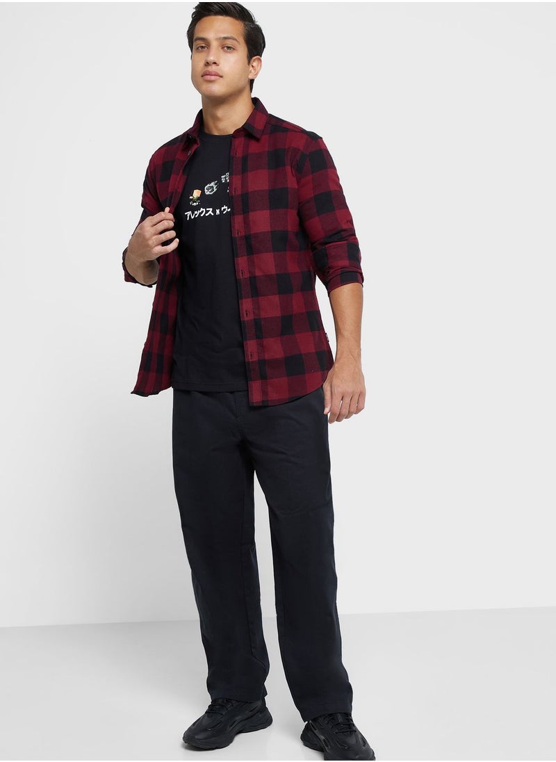 Only & Sons - Slim Fit Checked Shirt - Image 1