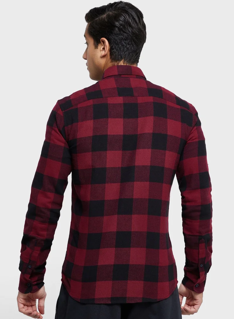 Only & Sons Slim Fit Checked Shirt