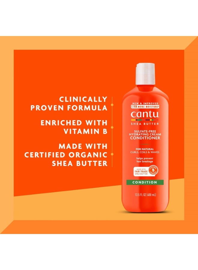 Cantu Hydrating Cream Conditioner with Shea Butter for Natural Hair, 13.5 fl oz - Image 4