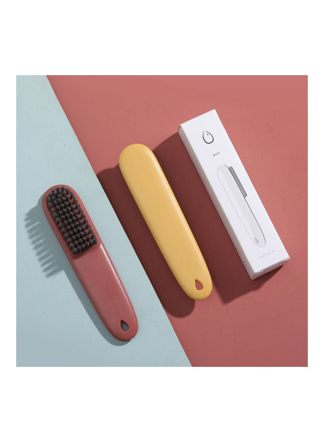 NIBEMINENT Shoe Brush Long Handle Washing Cleaning Tools Yellow 15 x 3 5cm - Image 4