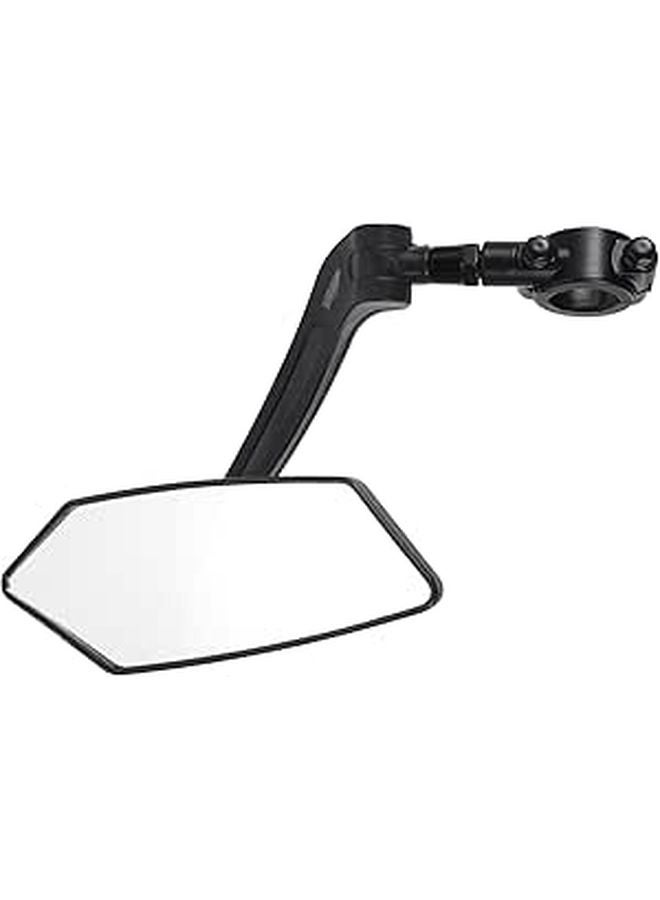 Wide Angle Bicycle Rearview Mirror Mountain Bike Handlebar End Mount Left Side - Image 1