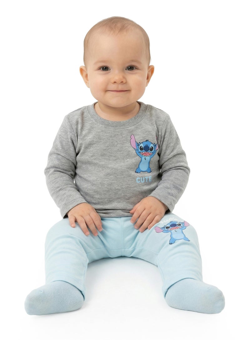 Disney Stitch Infant Girls Pyjama Set - Image 1