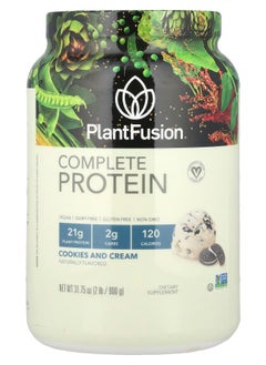 PlantFusion Complete Protein Cookies and Cream 2 lb (900 g) 