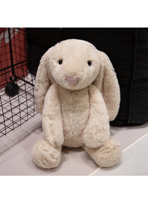 Trendy Floral Fabric Lop-Eared Rabbit Plush Toy
