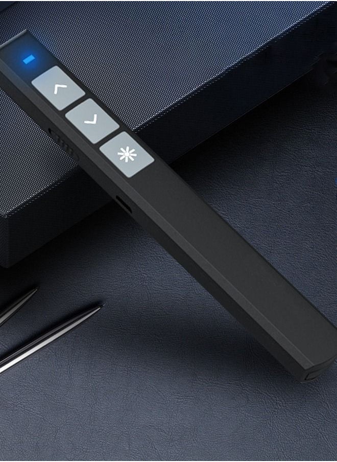 Gasin - Portable Multicolour Wireless Remote PPT Presenter Black - Image 1