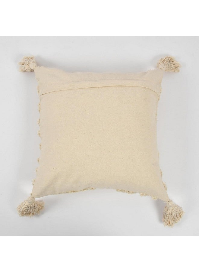 Furnistitchs Furnistitchs Premium Decorative Throw Cushion Pillow Cover Boho Home Decor - Living Room Bedroom Couch Sofa Cushion Covers 16 inch x 16 inch (Cream Waves, 2) - Image 4