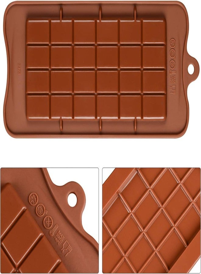 Undy Chocolate Molds Silicone - Candy Molds Break-Apart Silicone Chocolate Molds Protein and Engery Bar Silicone Molds Pack of 4 (Chocolate Bar Mould 4 Pcs) - Image 4