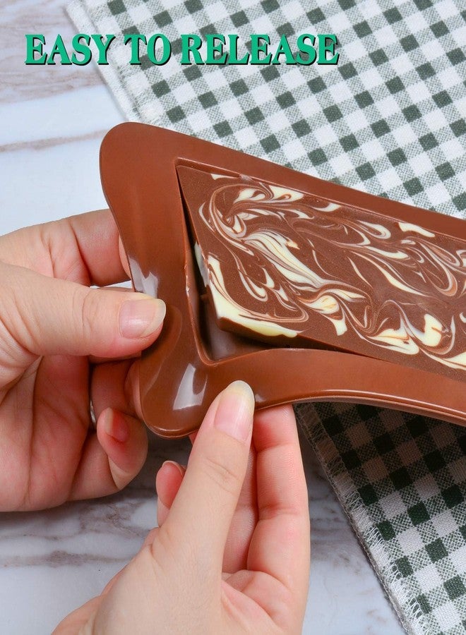 Undy Chocolate Molds Silicone - Candy Molds Break-Apart Silicone Chocolate Molds Protein and Engery Bar Silicone Molds Pack of 4 (Chocolate Bar Mould 4 Pcs) - Image 3