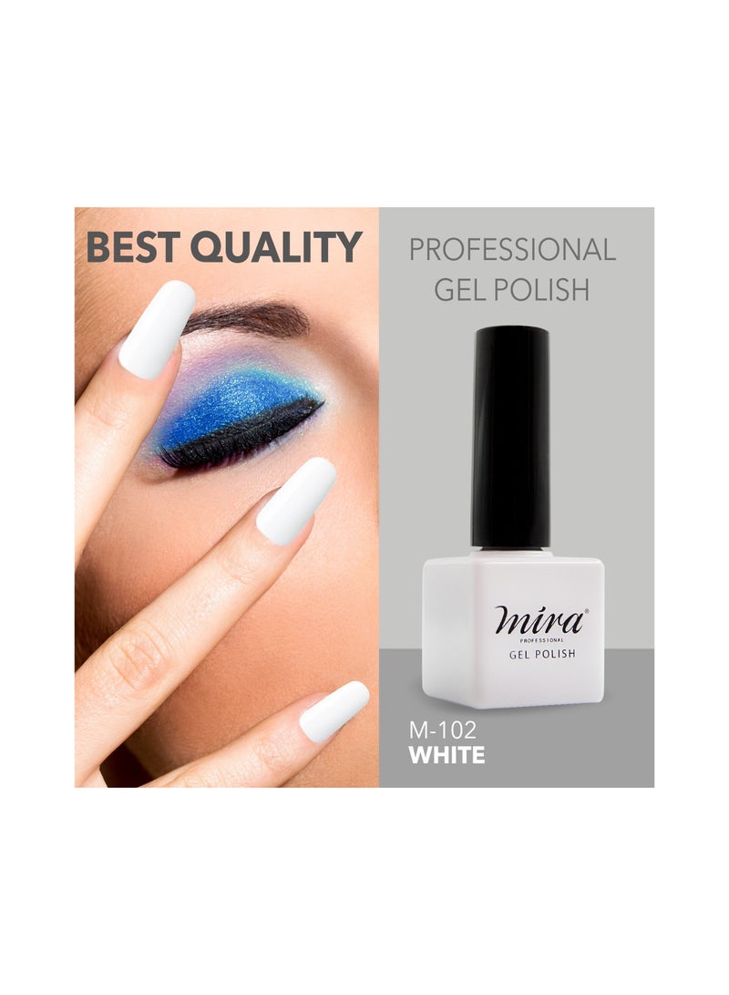 ميرا طلاء أظافر ميرا جل أبيض 10 مل - Image 3