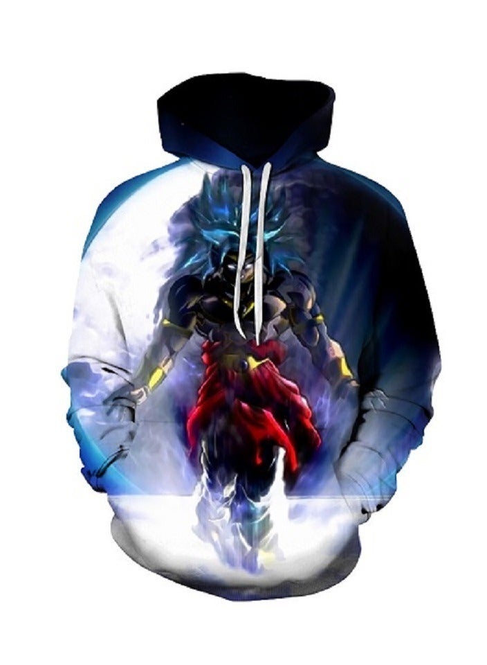 Loquat Seven Dragon Ball Wukong 3D Digital Printed Sweater Loose Hooded  - Image 1