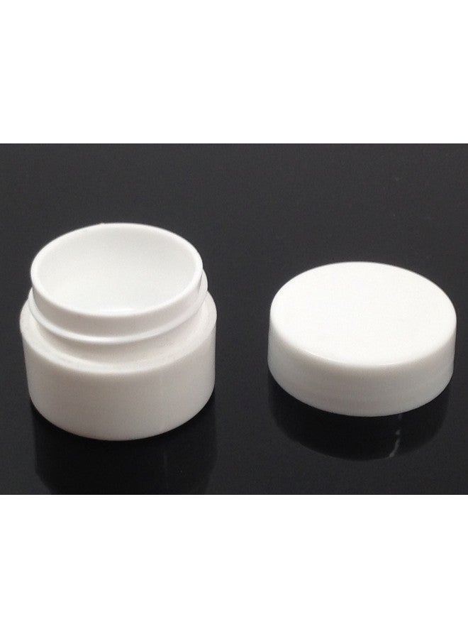 Beauticom Lip Balm Containers0.25 Ounce White Plastic Lip Balm Jars W Lids (24 Pieces In A Pack) - Image 3