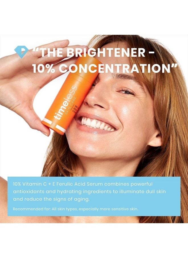 Timeless Skin Care Vitamin C Plus E 10 Percent Ferulic Acid Serum Serum Unisex 1 oz  - Image 2