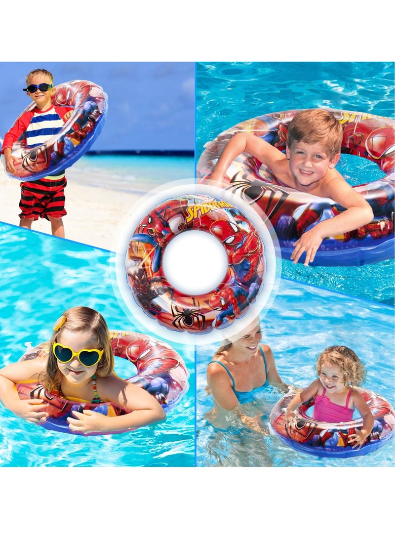 Excefore Pool Inflatable Ring, Swimming Rubber Ring for Kids, Cartoon Anime Swimming Ring Inflatable Pool Float for Kids 2-9 Years, Boys Girls Floating Ring Swim Ring for Summer Beach Pool Party - Image 5