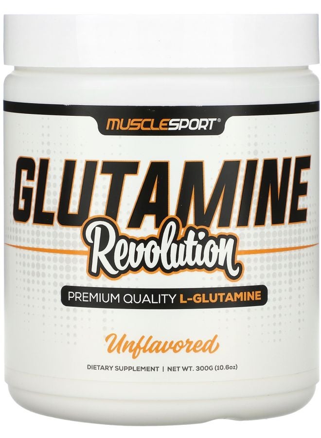 MUSCLESPORT Glutamine Revolution Unflavored 10.6 oz (300 g)