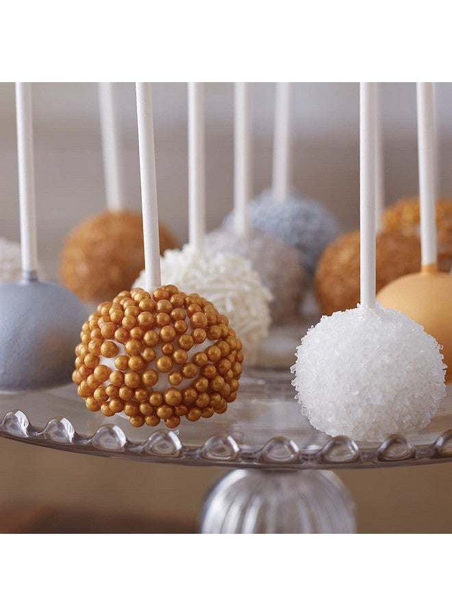 Tastycrafts Tastycrafts Metallic Sprinkles - Dazzling Ball, 1.5 mm | Edible Bakestable Colour Balls | Sprinkle for Cake, Cupcake, Brownies Decoration | Coloured Sugar Confectionery | Golden - 500 GM - Image 4