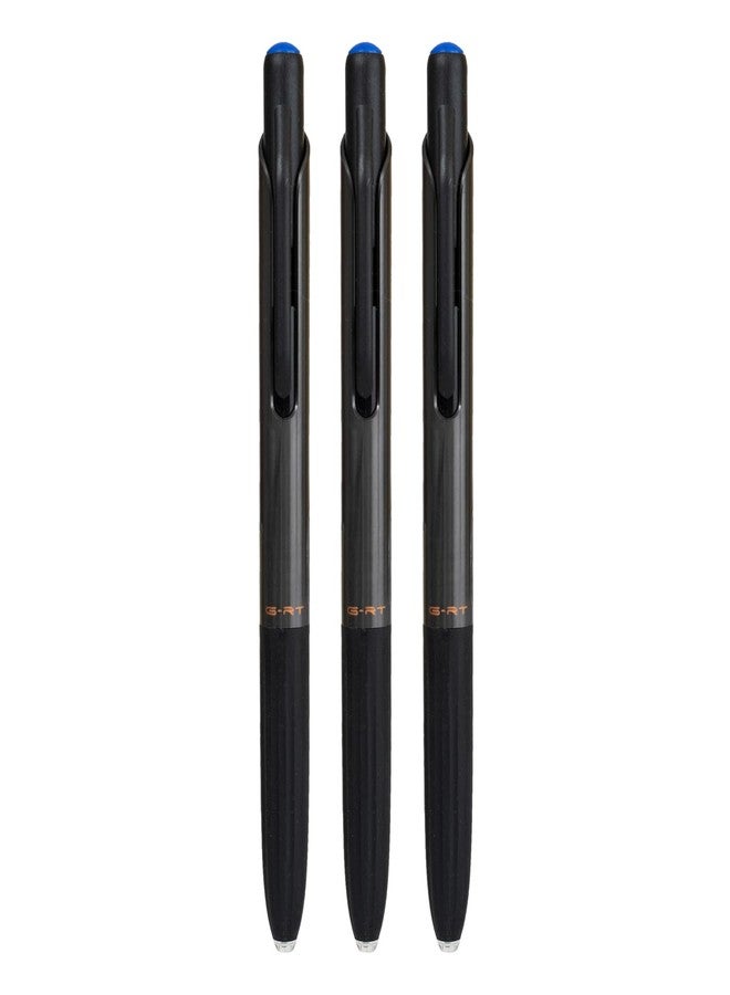 Pentonic G-RT 0.7 mm Gel Pen Blister Pack | Blue Ink | Pack of 3 - Image 1