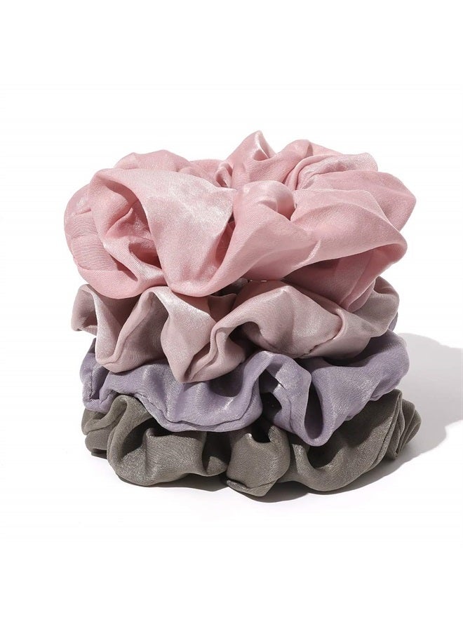 Ivyu Scrunchies Hair Ties Silk Satin Scrunchy for Women Thick Hair Ivyu Big Scrunchy For Thick Curl Hair No Crease Hair Accessories Soft Ropes Ponytail Holder No Hurt Your Hair Bands Soft Elastic - Image 3
