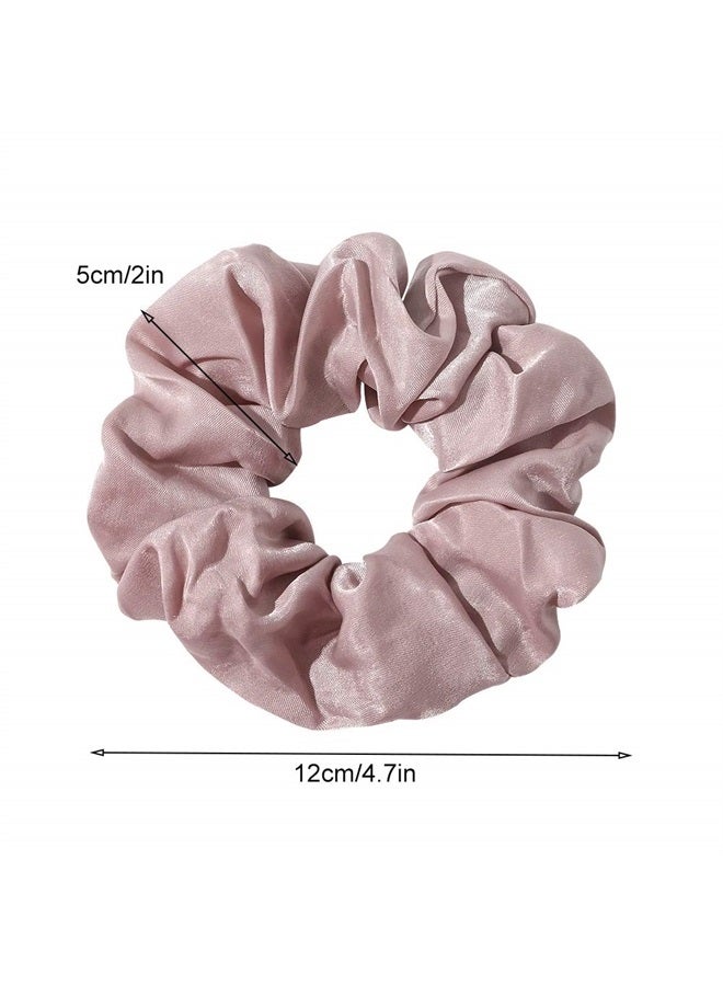 Ivyu Scrunchies Hair Ties Silk Satin Scrunchy for Women Thick Hair Ivyu Big Scrunchy For Thick Curl Hair No Crease Hair Accessories Soft Ropes Ponytail Holder No Hurt Your Hair Bands Soft Elastic - Image 5