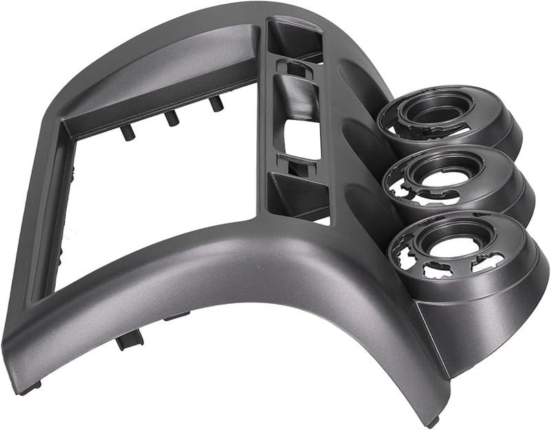 ABS 2Din Stereo Radio Fascia Frame Dashboard Trim For Honda Jazz 02 08 RHD Manual AC - Image 5