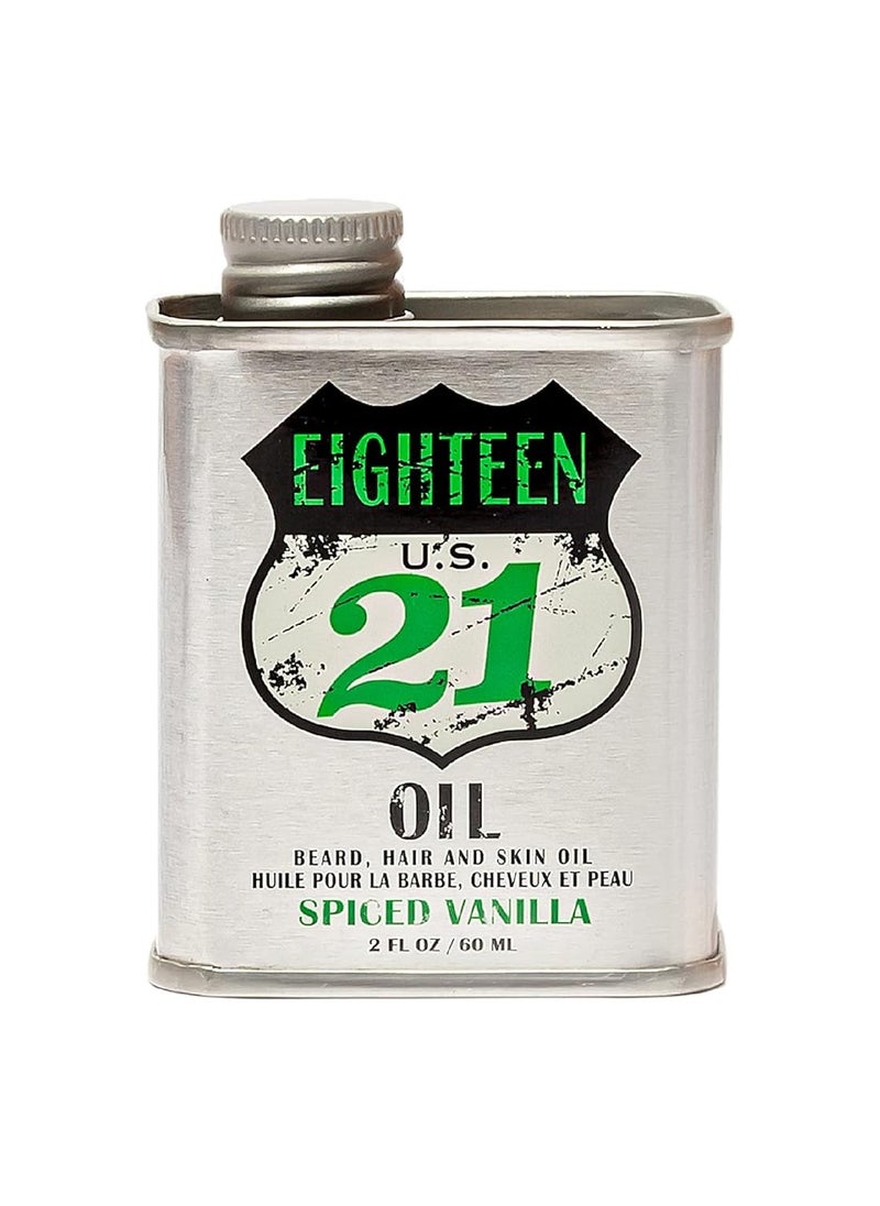 18.21 Man Made - 18.21 Man Made Hair, Skin & Beard Oil for Men, 4 Scents - Non-Greasy, Conditioning Balm with Castor Seed, Jojoba, and Argan Oils - Premium Tattoo and Mustache Care Products - Image 1