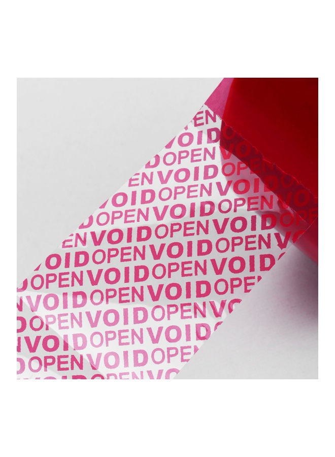 Loquat Self-Adhesive Full Transfer Security Packing Tape Red - Image 3