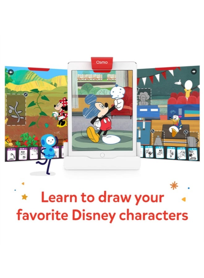 أوسمو وسمو سوبر ستوديو ديزني ميكي ماوس وأصدقاؤه، لعبة تعليمية لتعلم الرسم لأجهزة آيباد أو فاير تابلت، ألعاب تعليمية STEM، هدايا للأولاد والبنات - Image 4