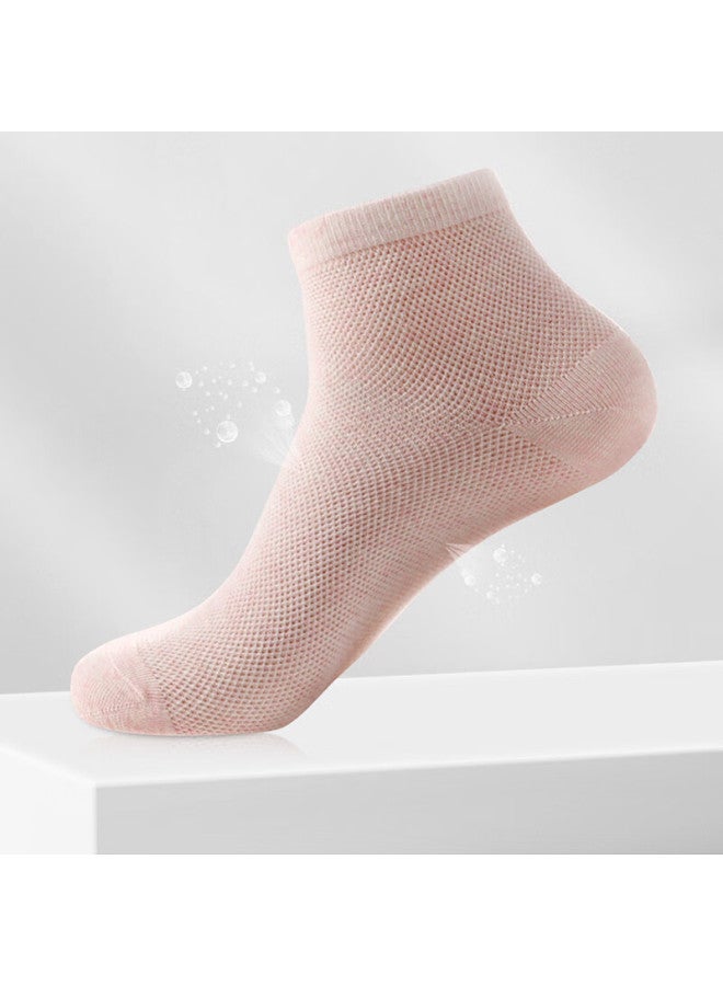 LANG SHA Langsha Women's Socks, Spring And Summer Mesh Ultra-thin Breathable Cotton Socks, Mid-calf Socks For Women, Sweat-absorbing Socks - Image 3