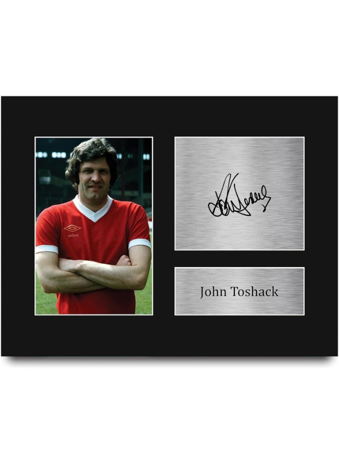 HWC Trading HWC Trading John Toshack Liverpool Gifts Printed Signed Autograph Picture for Football Fans and Supporters  - Image 1