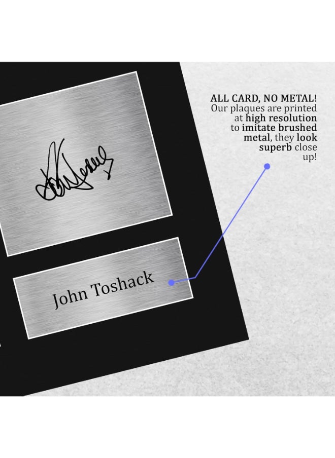 HWC Trading HWC Trading John Toshack Liverpool Gifts Printed Signed Autograph Picture for Football Fans and Supporters  - Image 5