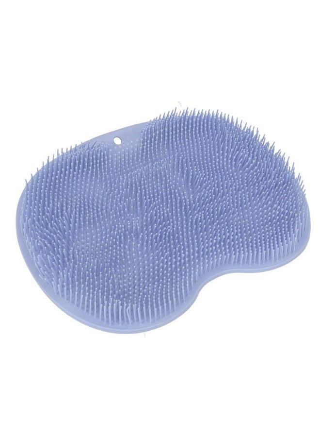 Sohansh Shower Back & Foot Scrubber - Wall Mounted Silicone Bath Massage Cushion Brush with Suction Cups - Exfoliating Dead Skin Foot Brush and Bathroom Wash Foot Mat (Pack of 1)(multi colour) - Image 1