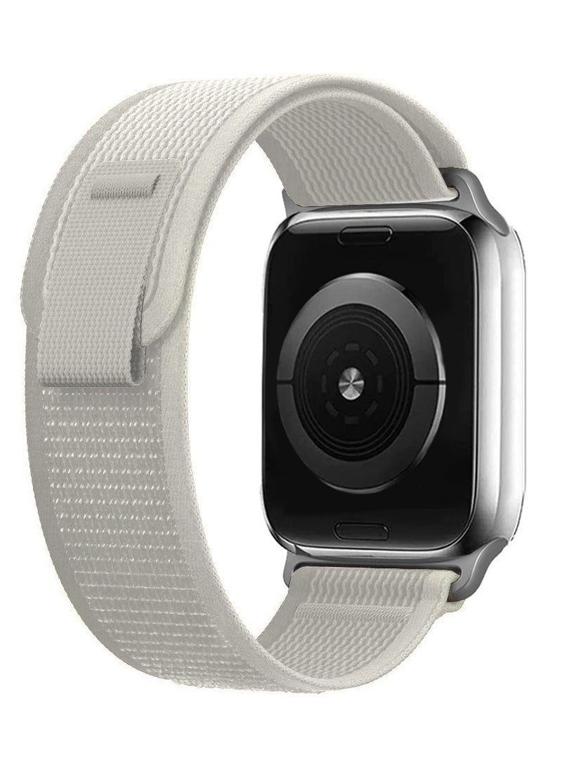 CATANES Watch band Trail for Apple watch 38mm 40mm 41mm Nylon Woven Sport Strap for iWatch Series Ultra/8/7/SE/6/5/4/3/2/2 Grey - Image 1