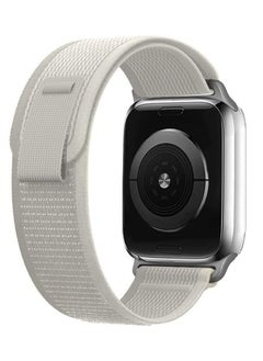 CATANES Apple Watch Trail Band 38mm 40mm 41mm Nylon Woven Sport Strap for iWatch Series Ultra/8/7/SE/6/5/4/3/2/2 Grey  - Image 4