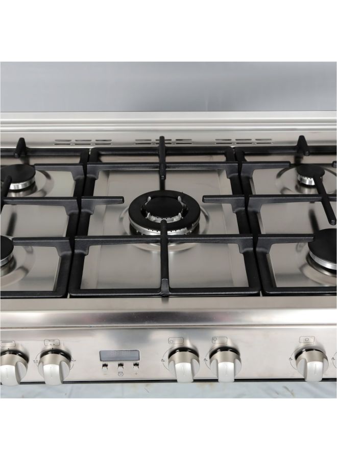 AKAI 5-Hob Gas Cooker With Gas Oven CRMA-960SC Silver - Image 4