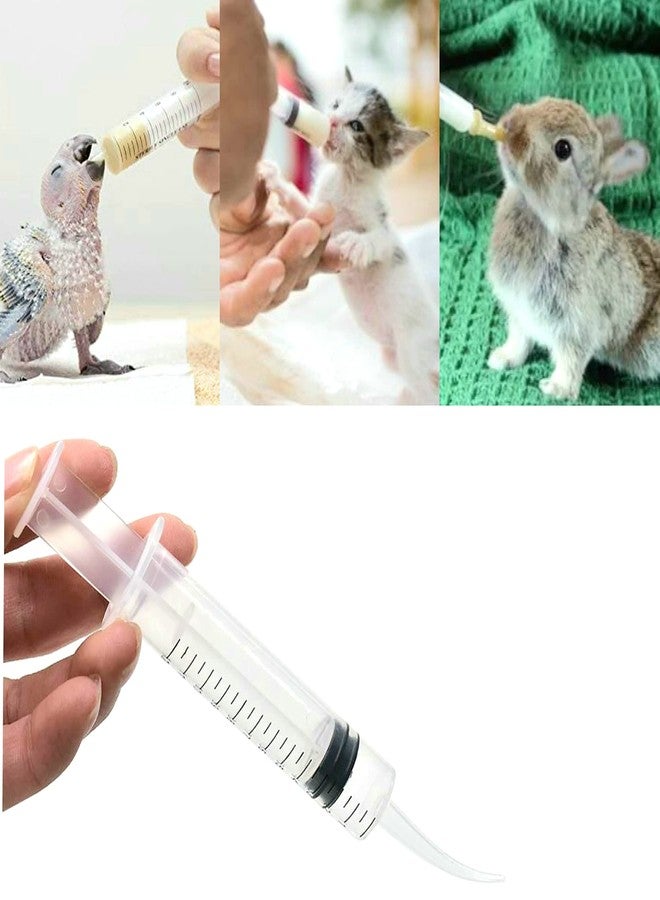 VAYINATO® Hand Feeding Syringe (12 ml) with Curve Tip for Baby Birds, Puppy, Kitten, Dog, Cat & Hamster by Petzlifeworld - Image 1