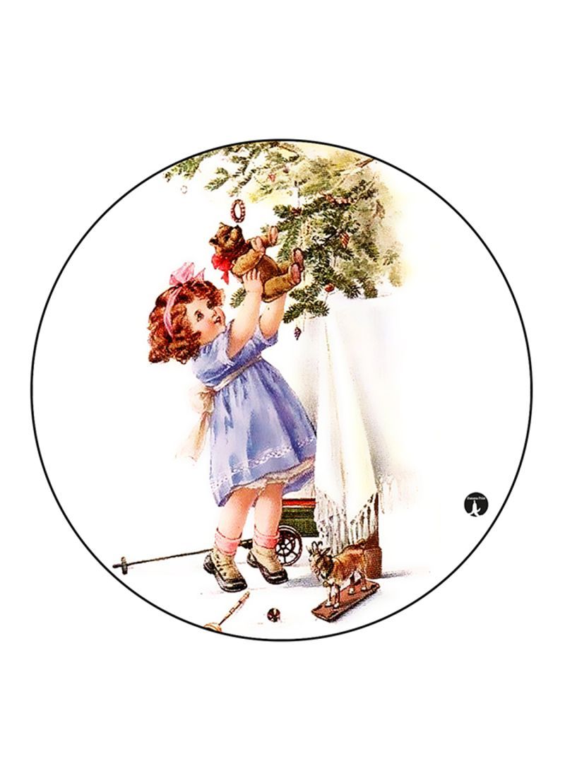 RKN Vintage Art Printed Pin Multicolour - Image 1