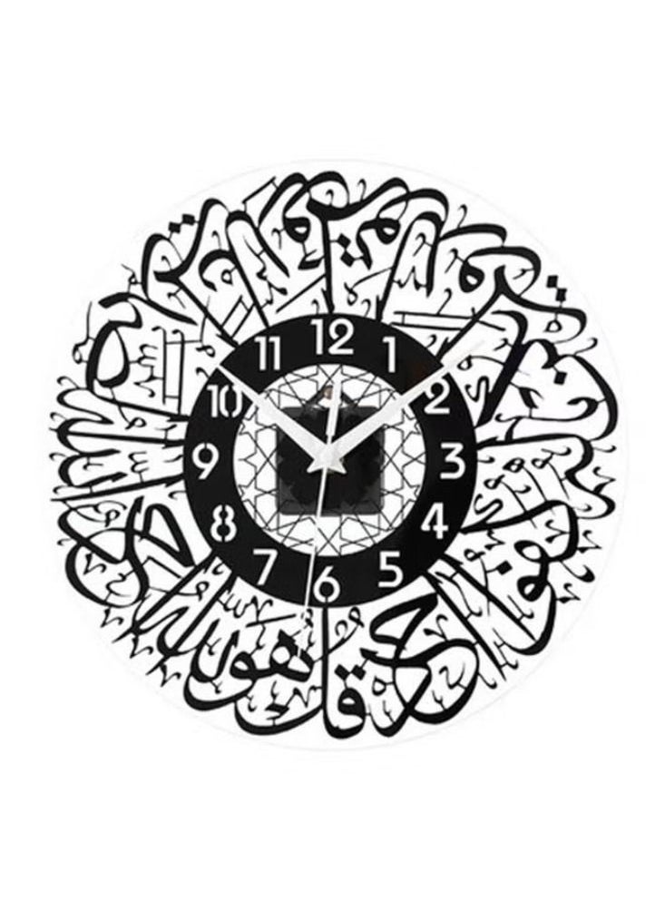Dreamzon - ساعة حائط اسلامية سورة الاخلاص ديكور غرفة المعيشة العربية ديكور المنزل - Image 1