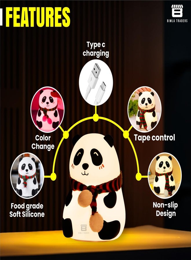 CRAE Panda Night Lamp for Bedroom, Cute Lamp, Panda Light, Room Decor, Valentine Gift for Girlfriend (Close Eye) - Image 4