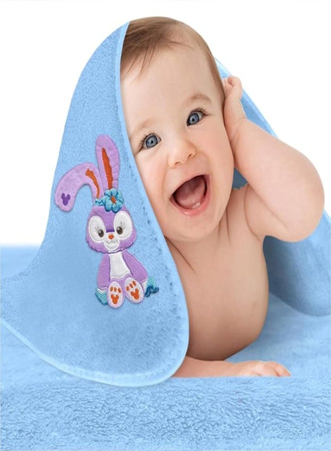 Outlay Home Microfiber Kids Bath Towel – Ultra Soft & Quick Dry, Super Absorbent Baby Towels for Boys & Girls | Cute Cartoon Design for Newborn & Toddler | 70x140 cm (Pack of 2, Green+Blue) - Image 5