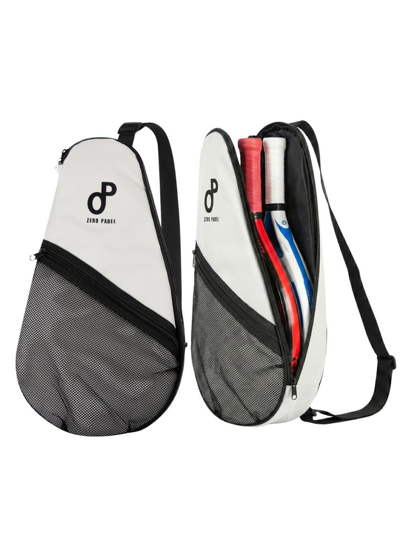 Zero Padel Racket Bag - Sling Backpack with Insulated Compartment and Mesh Pocket - Image 1