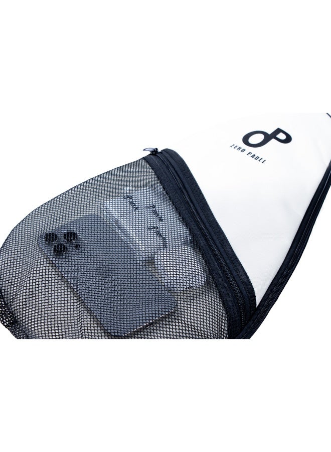 Zero Padel Racket Bag - Sling Backpack with Insulated Compartment and Mesh Pocket - Image 3